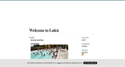 Desktop Screenshot of luletown.blogg.se