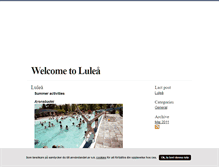 Tablet Screenshot of luletown.blogg.se