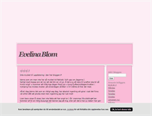 Tablet Screenshot of evelinablom.blogg.se