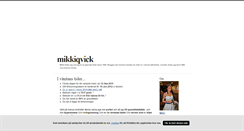 Desktop Screenshot of mikkiqvick.blogg.se
