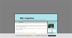 Desktop Screenshot of mittiargentina.blogg.se