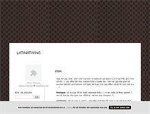 Tablet Screenshot of latinatwins.blogg.se