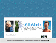 Tablet Screenshot of gillamarie.blogg.se