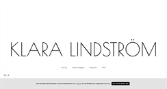 Desktop Screenshot of klaralindstrom.blogg.se