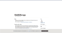 Desktop Screenshot of foddifelkropp.blogg.se
