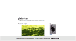 Desktop Screenshot of gasbacken.blogg.se