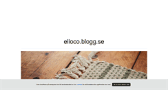 Desktop Screenshot of elloco.blogg.se