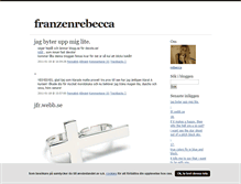Tablet Screenshot of franzenrebecca.blogg.se