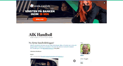 Desktop Screenshot of aikhandboll.blogg.se