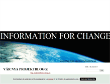 Tablet Screenshot of informationforchange.blogg.se