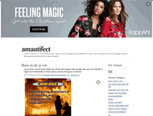 Tablet Screenshot of amautifect.blogg.se
