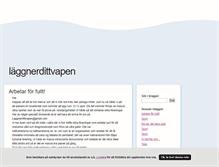 Tablet Screenshot of laggnerdittvapen.blogg.se