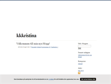 Tablet Screenshot of kkkristina.blogg.se