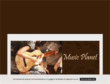 Tablet Screenshot of musicplanet.blogg.se