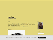 Tablet Screenshot of emiliaelviralaine.blogg.se