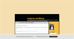 Desktop Screenshot of magnussandberg.blogg.se