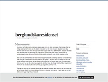 Tablet Screenshot of folkeanderssonberg.blogg.se