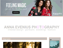 Tablet Screenshot of annaeveniusfotograf.blogg.se