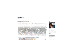 Desktop Screenshot of annev.blogg.se