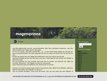 Tablet Screenshot of mogenqvinna.blogg.se