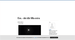 Desktop Screenshot of jonassonemelie.blogg.se