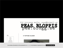 Tablet Screenshot of pea.blogg.se