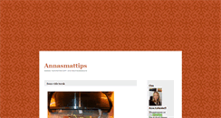 Desktop Screenshot of annasmattips.blogg.se
