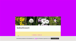 Desktop Screenshot of kulturfrosseri.blogg.se