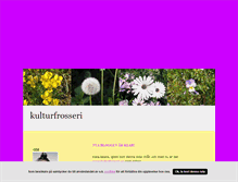 Tablet Screenshot of kulturfrosseri.blogg.se