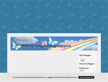 Tablet Screenshot of hbtqungdom.blogg.se
