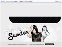 Tablet Screenshot of katyperrysweden.blogg.se