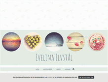 Tablet Screenshot of evelina85.blogg.se