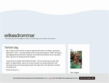 Tablet Screenshot of erikasdrommar.blogg.se