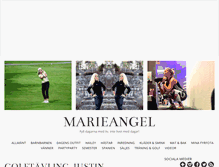 Tablet Screenshot of marieangel.blogg.se