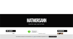 Desktop Screenshot of matmorsann.blogg.se