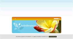 Desktop Screenshot of halsobrunnenspa.blogg.se