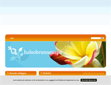 Tablet Screenshot of halsobrunnenspa.blogg.se