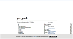 Desktop Screenshot of partypunk.blogg.se