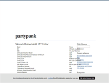 Tablet Screenshot of partypunk.blogg.se