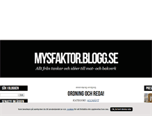 Tablet Screenshot of mysfaktor.blogg.se