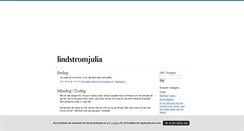 Desktop Screenshot of lindstromjulia.blogg.se