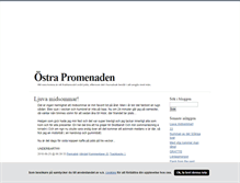 Tablet Screenshot of ostrapromenaden.blogg.se