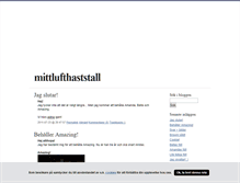 Tablet Screenshot of mittlufthaststall.blogg.se