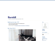 Tablet Screenshot of burnhill.blogg.se