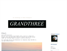 Tablet Screenshot of grandthree.blogg.se