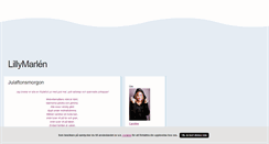Desktop Screenshot of lillymarlen.blogg.se
