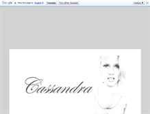 Tablet Screenshot of cassandraagren.blogg.se