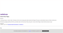 Desktop Screenshot of malmborgs.blogg.se