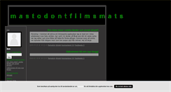 Desktop Screenshot of mastodontfilmsmats.blogg.se