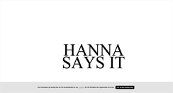 Desktop Screenshot of hannaeda.blogg.se